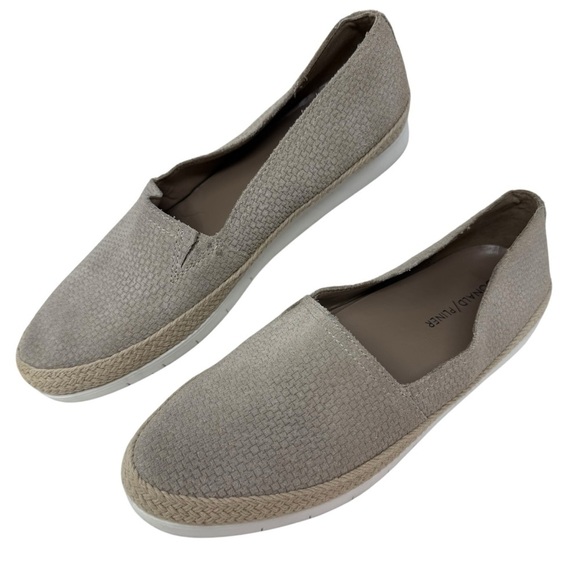 Donald Pliner Women’s Tan Perci Suede Espadrille Flat Slip On Loafers Size 7.5M - Picture 3 of 15